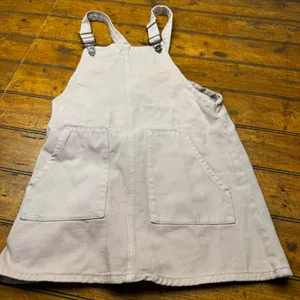 Indigo Rein Women‎ Lavender Cotton Twill Overall Dress Pinafore Small thumbnail 1