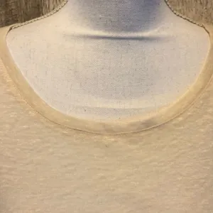 Generation Love Cream Linen Top with Lace-Up Detail on Shoulders and Back Medium thumbnail 2