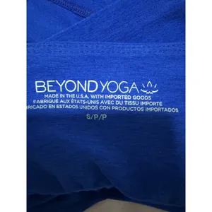 Beyond Yoga Spacedye‎ Good Day Cropped Tank Marine Blue Heather Size Small thumbnail 10