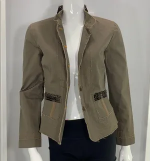 Johnny Was Olive Military Blazer thumbnail 2