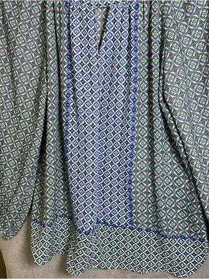 Max studio‎ boho long sleeve v neck size Large Blouse work modest thumbnail 3