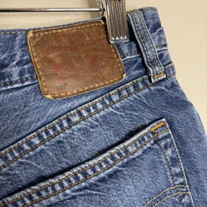 Levis 501 Shorts Womens 29 Blue Denim High Rise Button Fly Distressed Raw‎ Hem thumbnail 8