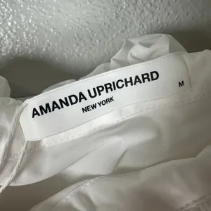 NEW Amanda Uprichard Size Medium White Ruffle One Shoulder Sleeveless Blouse Top thumbnail 4