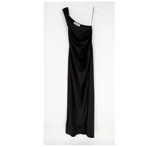 Elliatt Biarritz Satin One Shoulder Maxi Dress Women's Size S Black‎ Formal thumbnail 3