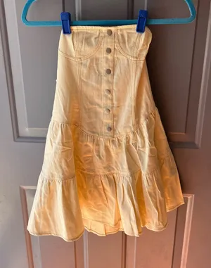 Adriana Denim Bustier Dress Peppermayo thumbnail 1