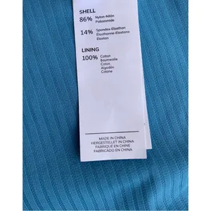 Cupshe Aylin Ribbed Asymmetrical Neck Bodysuit Blue Large NWT thumbnail 6