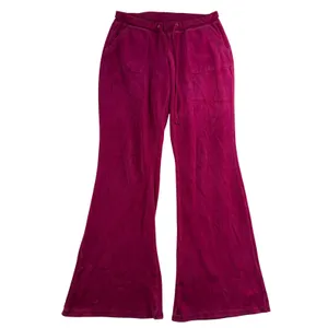 VTG Y2K Mossimo S Small Velour Pants Pink Flare Leg Low Rise Drawstring Hip‎ Hop thumbnail 3