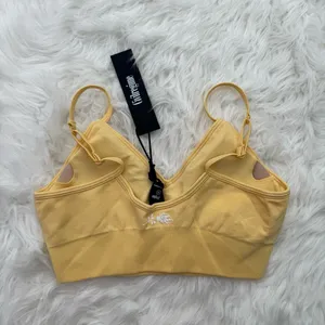 Civil Regime Pastel Yellow Kelly Seamless Bra Size Medium thumbnail 4