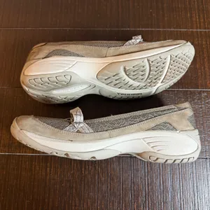 Merrell Encore Ballet Brindle Womens 8.5 Tan Mesh Suede Comfort Walking Shoes thumbnail 6