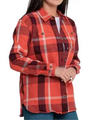 Carhartt 105036 Heavyweight Loose Fit Plaid Shirt thumbnail 1
