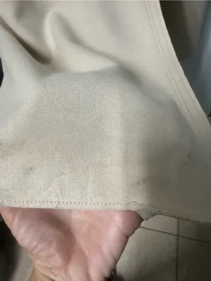 Philosophy Light Beige Suede Trench Coat thumbnail 2