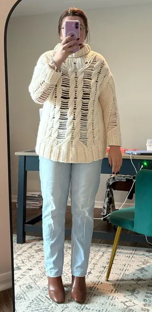 ZARA Crochet Sweater thumbnail 4