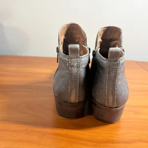 Lucky Brand Basel Bootie Size Zip Ankle Pewter‎ Grey Casual Neutral W9.5 thumbnail 2