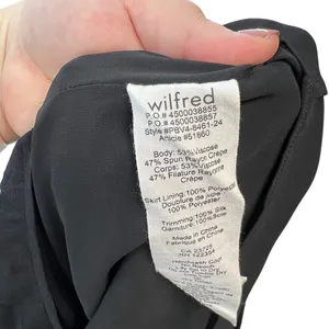 Aritzia Wilfred‎ Black Spun Rayon Crepe Viscose Sleeveless Romper Size XS thumbnail 8