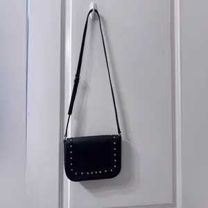 Kate Spade Black Saffiano Leather Rhinestone Studded Bow Crossbody Bag thumbnail 4