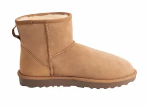 NEW Kirkland Signature Women’s Shearling Chestnut Tan Winter Short Boots Size 11 thumbnail 1