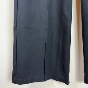 Abercrombie Fitch Black High Waisted Wide‎ Leg Exposed Pleat Pants Size Small thumbnail 5