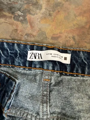 ZARA High-Rise Straight Leg Jeans thumbnail 5