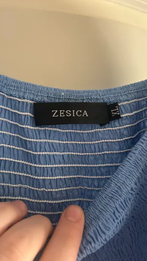 Flowy Blue Dress Size XL thumbnail 4