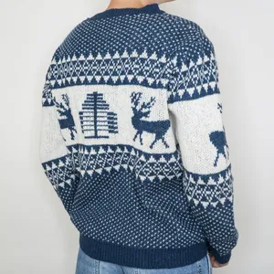 Vintage 90s Nordic Reindeer Christmas Sweater thumbnail 3