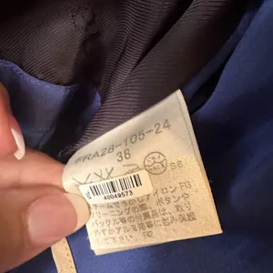 Burberry Royal Blue Double-Breasted Trench Coat thumbnail 10
