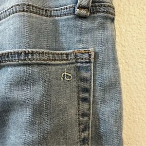 rag & bone Women's Serena High Rise Wide Leg Raw Hem Denim Jeans Size 34‎ thumbnail 10