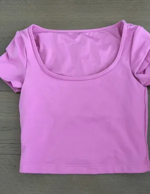 Gilly Hicks Hollister Pink Workout Top thumbnail 1