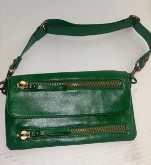 Jaye Hersh Bags | Green Hollywood Intuition By Jaye Hersh Faux Leather Shoulder thumbnail 1