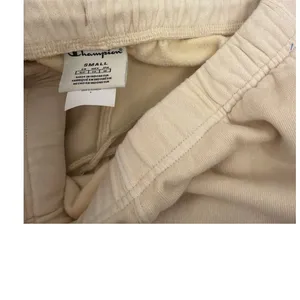 Champion Joggers Modern Retro Washed Cream Sweatpants Size Small thumbnail 3
