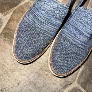 Uggs heathered blue striped size 7 comfortable slip on loafers thumbnail 6