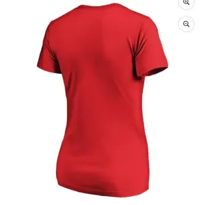 NWT Fanatics Washington Capitals Women's Lace-Up V-Neck‎ T-Shirt Red Size 2XL thumbnail 3