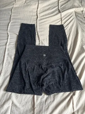 Black Patterned Lululemon Leggings thumbnail 3
