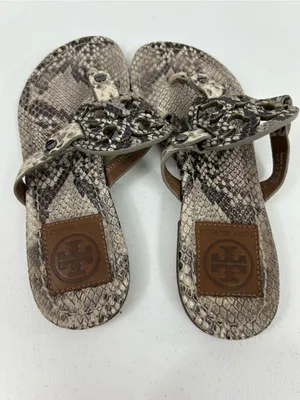 Tory Burch Snakeskin Miller Size 5 thumbnail 2
