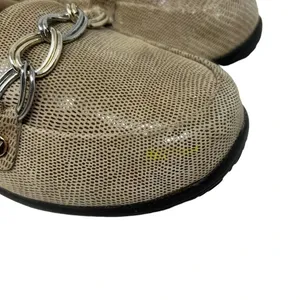 Vionic Alda‎ Leather Loafer Orthotic Shoe Flats in Beige Tan Size US 7 Wide thumbnail 4