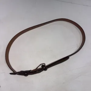 Lauren Ralph Lauren Brown Italian Leather RLR Leather Buckle Belt Womens Medium thumbnail 5