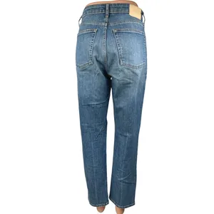 Everlane Women's Blue High Rise Medium Wash Straight Denim Jeans Size 28 thumbnail 3