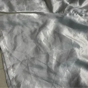 Vintage Valege White Satin Pajama Shorts Medium Boudoir Lingerie Hollywood Glam thumbnail 2