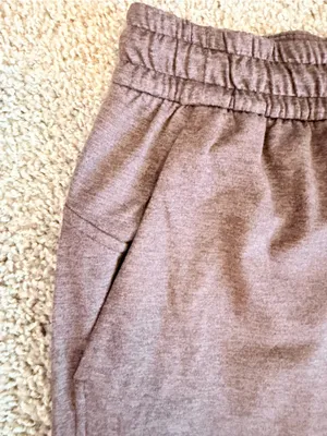 NWT Lululemon Soft Jersey Straight-Leg Mid-Rise Pant size 6 Heathered dark espre thumbnail 6