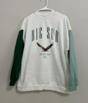 Big Sur Oversized Sweatshirt White Size M thumbnail 1