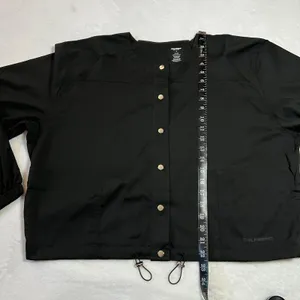 NEW Girlfriend Collective Raquel Snap Front Jacket Size M Athleisure Lightweight thumbnail 10
