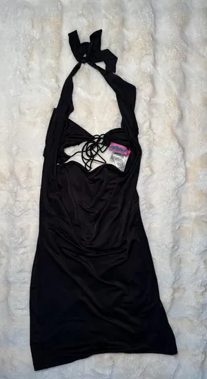 Edikted Open Back Mini Dress thumbnail 1
