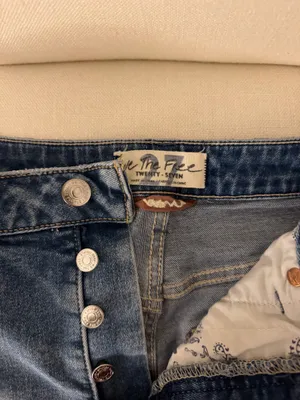 Free People Jean Shorts thumbnail 2