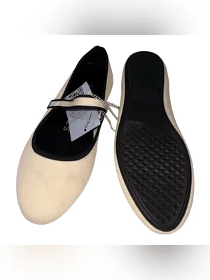 NEW AEROSOLES Boaz Flats Mary Jane Eggnog / Black Flat Comfort SZ-9 thumbnail 5