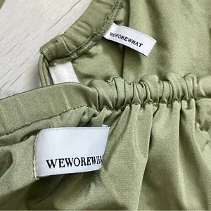 WeWoreWhat Bikini Swimsuit underwire brazilian cheeky womens Green (small) beach thumbnail 4