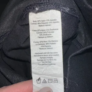 ALO Yoga Moto Leggings High Waist‎ Black Moto Panel Detail Athleisure Small thumbnail 10