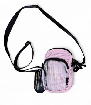 NWT American Eagle Pink Cordura Crossbody Pouch Bag thumbnail 1