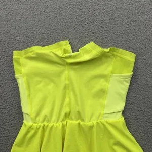 Lululemon Court Rival Skirt Skort High Rise Electric Lemon Tennis Athletic 4 thumbnail 4