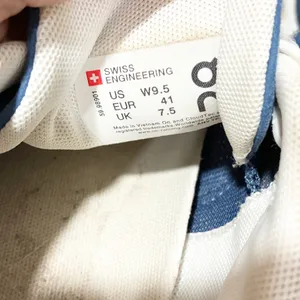 ON CLOUD Swiss Engineering Blue / White Women’s Running Shoe Size US 9.5 thumbnail 5