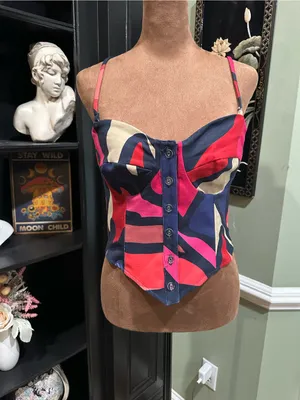 RESA Sienna Bustier Crop Tank Top – Size Small thumbnail 4