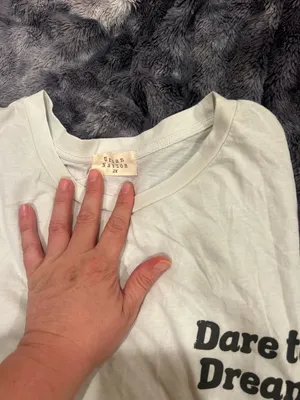 White to Pink Ombre Butterfly 'Dare to Dream' Tee thumbnail 3